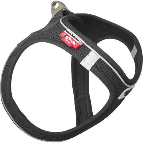 Hundesele (Curli Magnetic Vest) sort, åndbar, god pasform