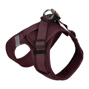 Hundesele mesh 38-45 cm bordeaux