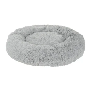 Hundeseng Fluffy donut M lysegrå, ø70 cm