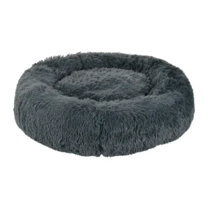 Hundeseng Fluffy donut M mørkegrå, ø70 cm