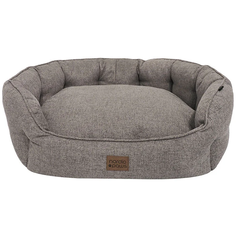 Hundeseng Runa L 75x60x24 cm grå