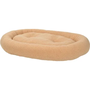 Hundeseng Teddy oval 80x55 cm brun