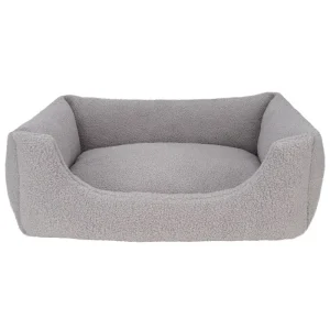 Hundeseng Teddy S 60x45x19cm grå