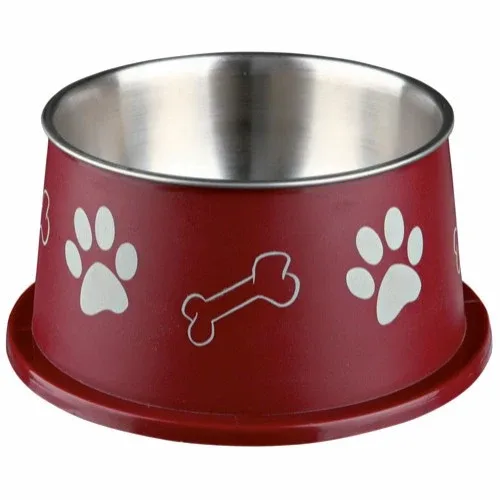Hundeskål til Spaniels i rustfri stål 900ml.