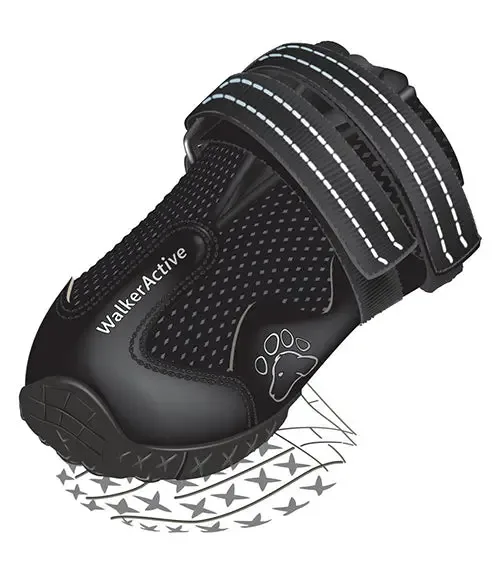 Hundesko Walker Active L/XL 2 stk sort