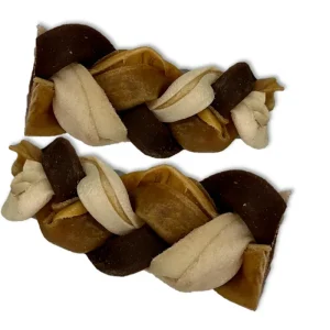 Hundesnack Stick, flettet okse - 1 stk a' 12 cm, 85g
