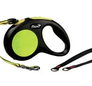 Hundesnor New Neon safety plus small 5 m <12 kg neon