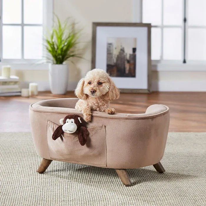 Hundesofa Romy 67,31 x 40,64 x 30,48 cm stone - Image 2