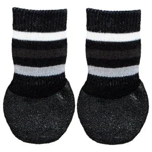 Hundesokker Non-slip M-L 2 stk/pk sort