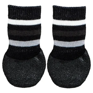 Hundesokker Non-slip S-M 2 stk/pk sort