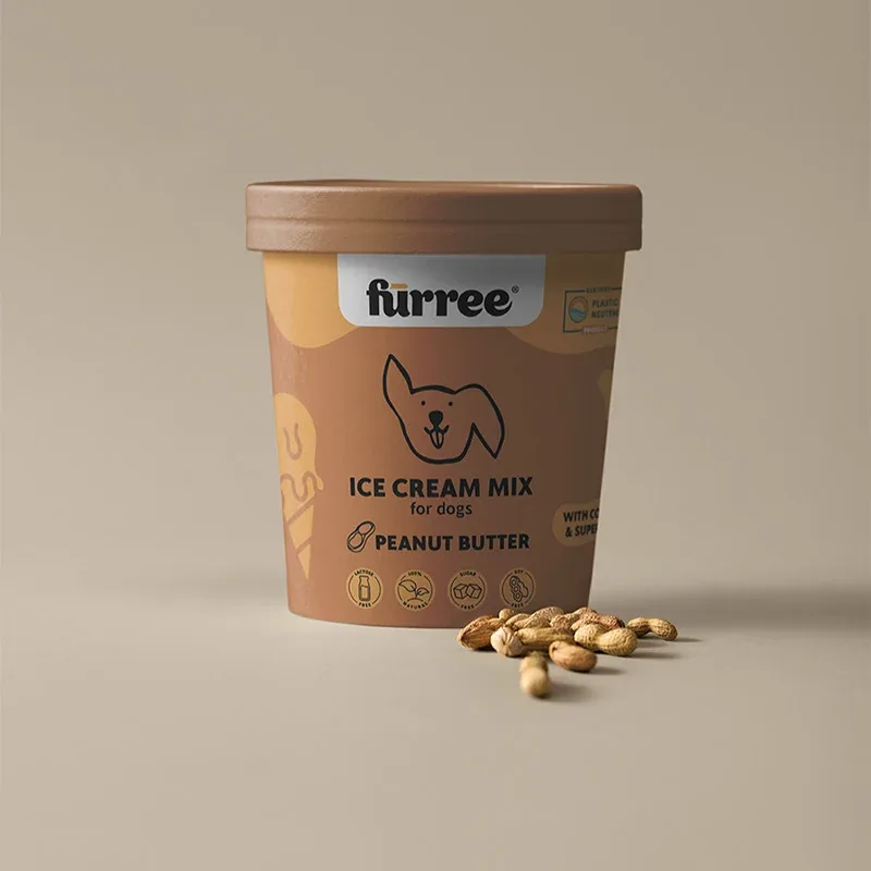Ice Cream Mix + form 60 g mix op til 10 is, peanut butter