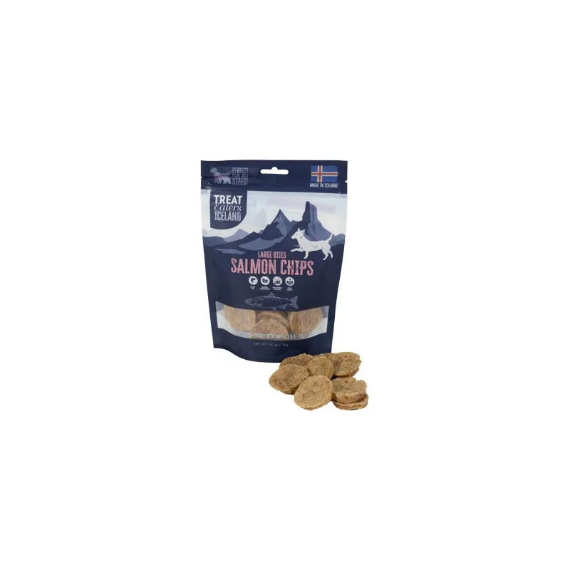 Iceland Salmon Chips Large Bites 70 g - Image 2