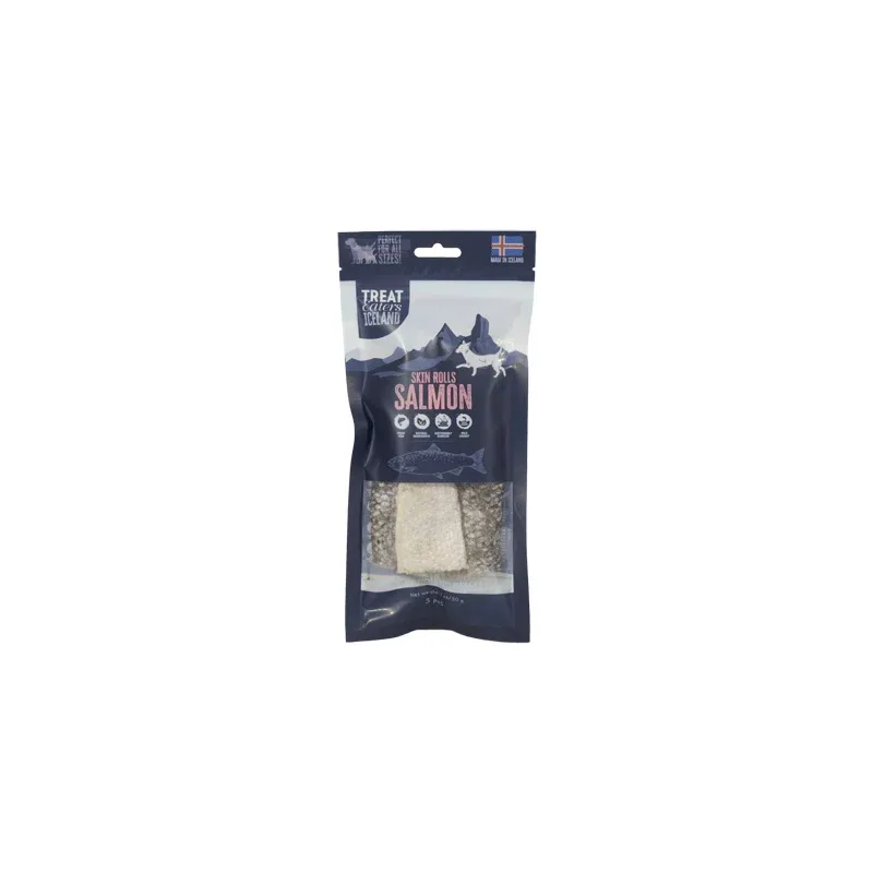 Iceland Salmon Skin Rolls 3 stk/pk