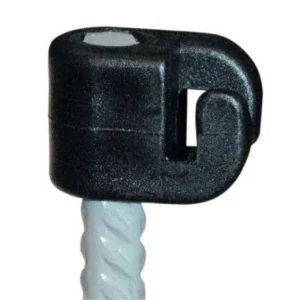 Isolator 10 mm sort, 25 stk