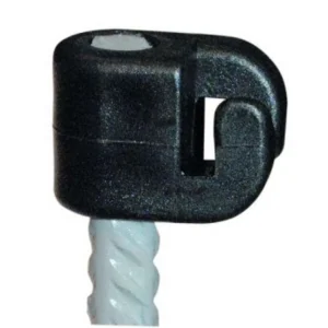 Isolator 8 mm sort, 100 stk