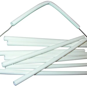 Isolatorrør Hvid (10)8Mm Hul 30Cm