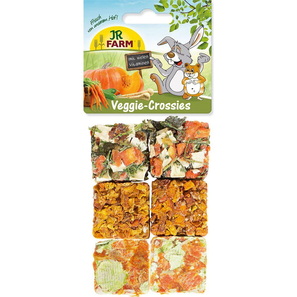 Jr Farm Veggie Crossies 100g Gnavergodbidder