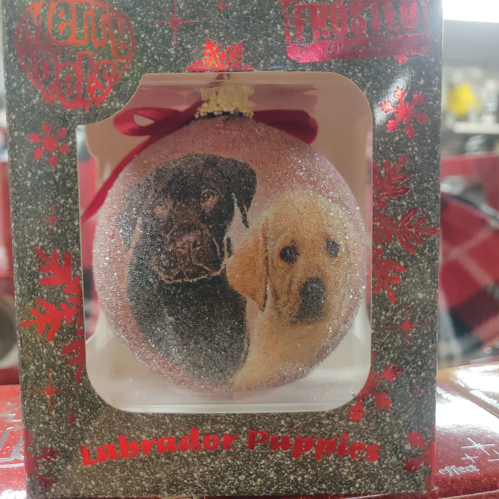Julekugle med dyremotiver, Xmas frosted! - Image 2