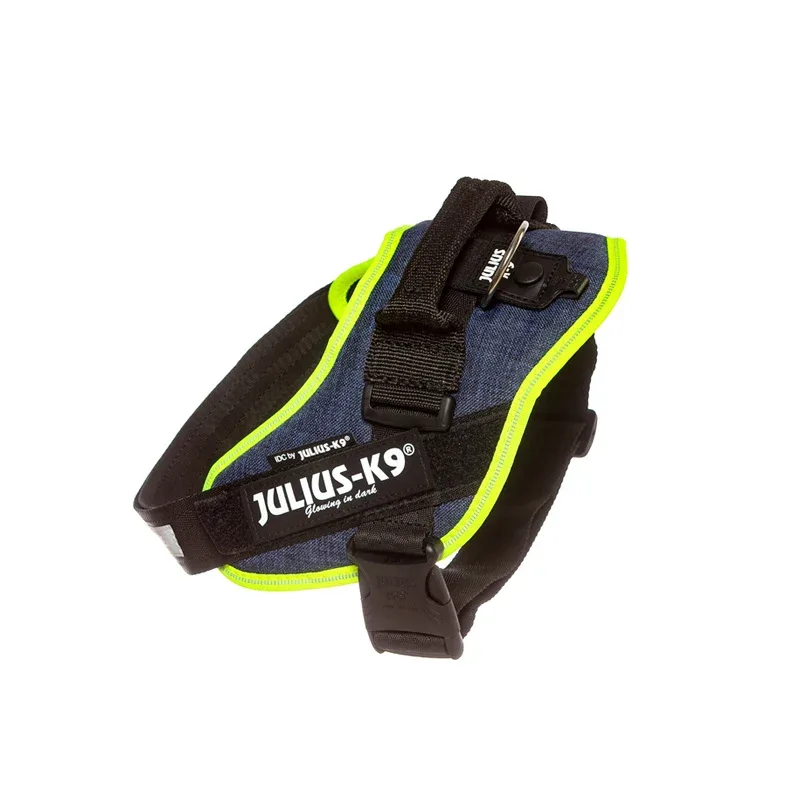 Julius K9 Power-Sele IDC baby 2/XS-S jeans-neon - Image 2
