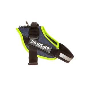 Julius K9 Power-Sele IDC baby 2/XS-S jeans-neon