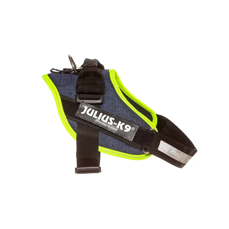 Julius K9 Power-Sele IDC baby 2/XS-S jeans-neon