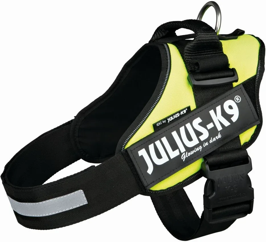 Julius K9 Power-Sele L 66-85cm gul