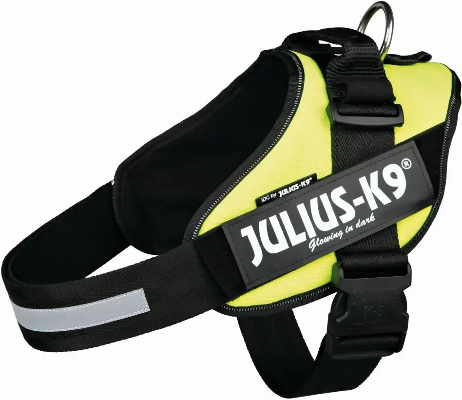 Julius K9 Power-Sele XL 71-96cm gul