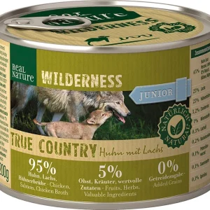 Junior Wilderness True Country kylling & laks 200 g
