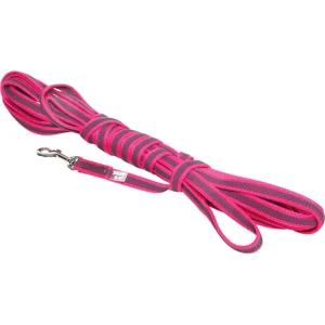 K9 C&G line,pink/grå,14mm/10m,m/håndt,max 30kg