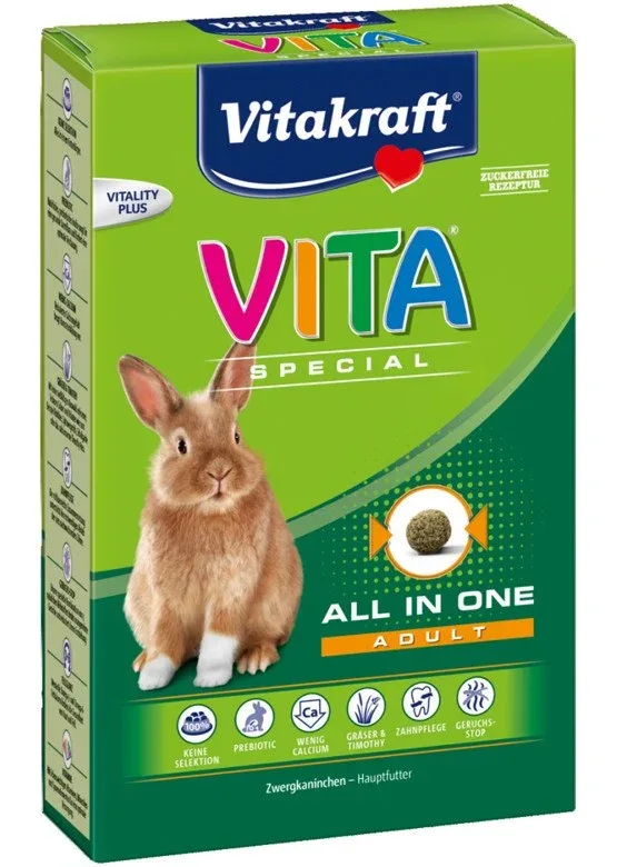 Kaninfoder VitaSpecial. Til kaniner i alle aldre