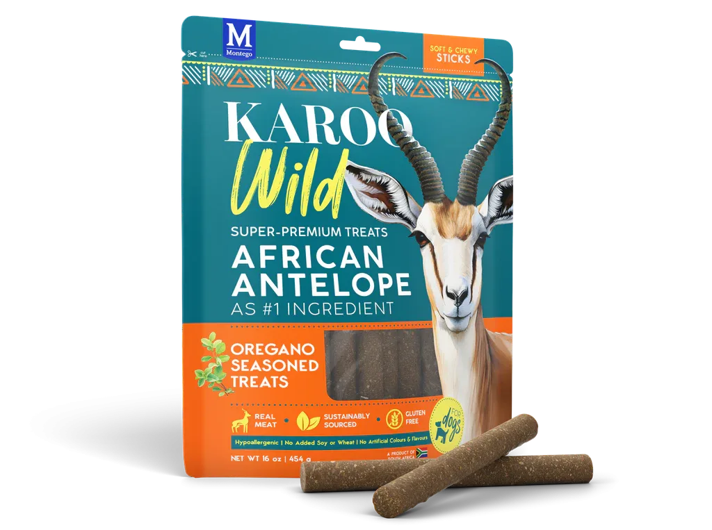 KAROO Wild – Sticks m. Antilope & Oregano, 454g