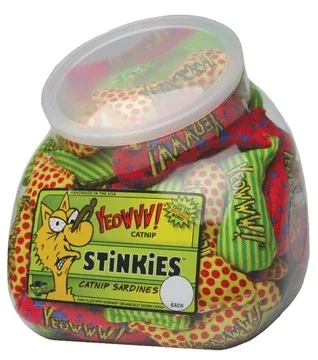 Katte legetøjsfisk med Catnip, Stinkies sardines - Image 2