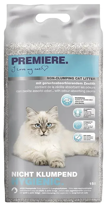 Kattegrus Hygienic Zeolith ikke klumpende 15 l