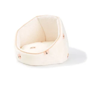 Kattehule Cat Face 46x42 cm creme