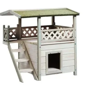 Kattehus Outdoor 77x50x73 cm