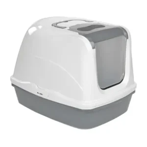 Kattetoilet Clean Cat m/si 43x57x45 cm mørkegrå