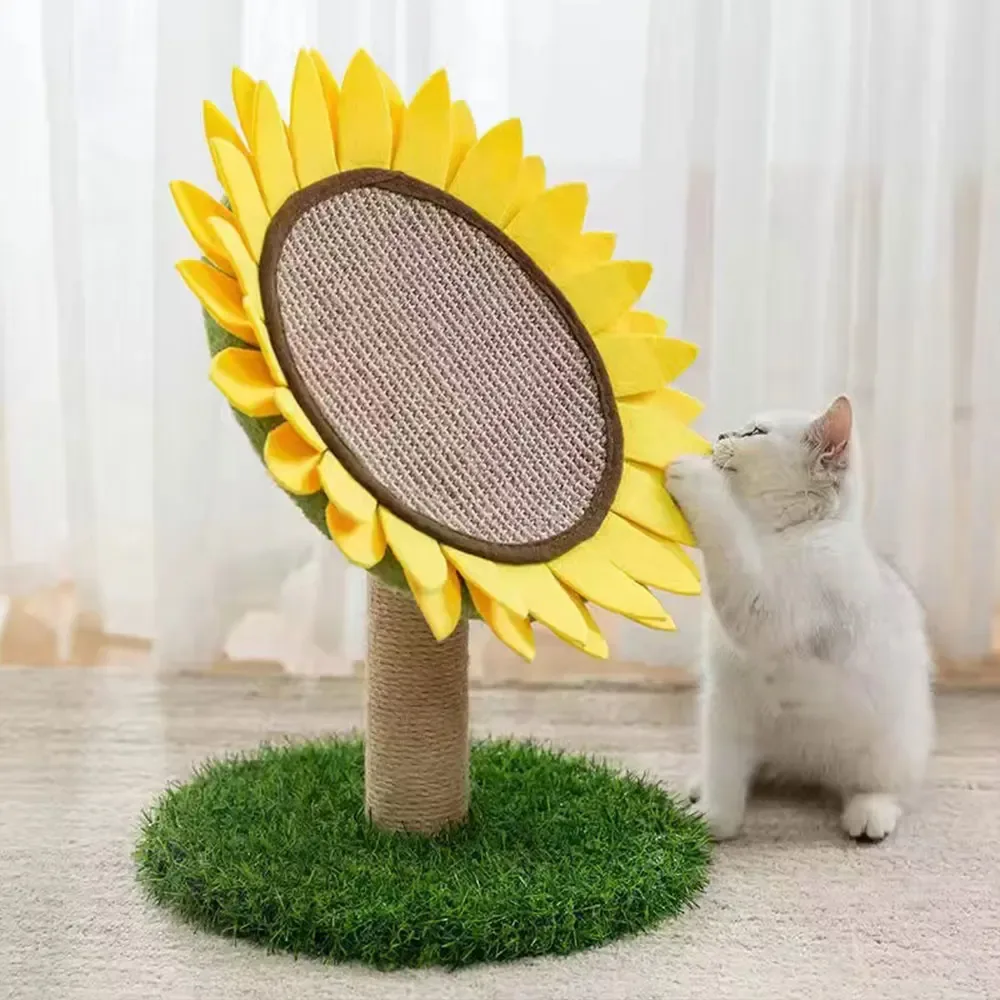 Kattetræ med blomster – solsikke