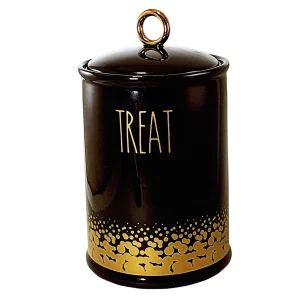 Keramisk godbidsbeholder “TREAT” 10,5×10,5×18 cm, 0,85 l