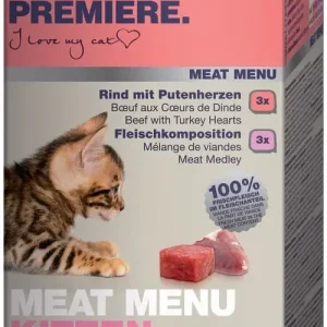 Kitten Meat Menu, menu alu 3 varianter 6x100 g