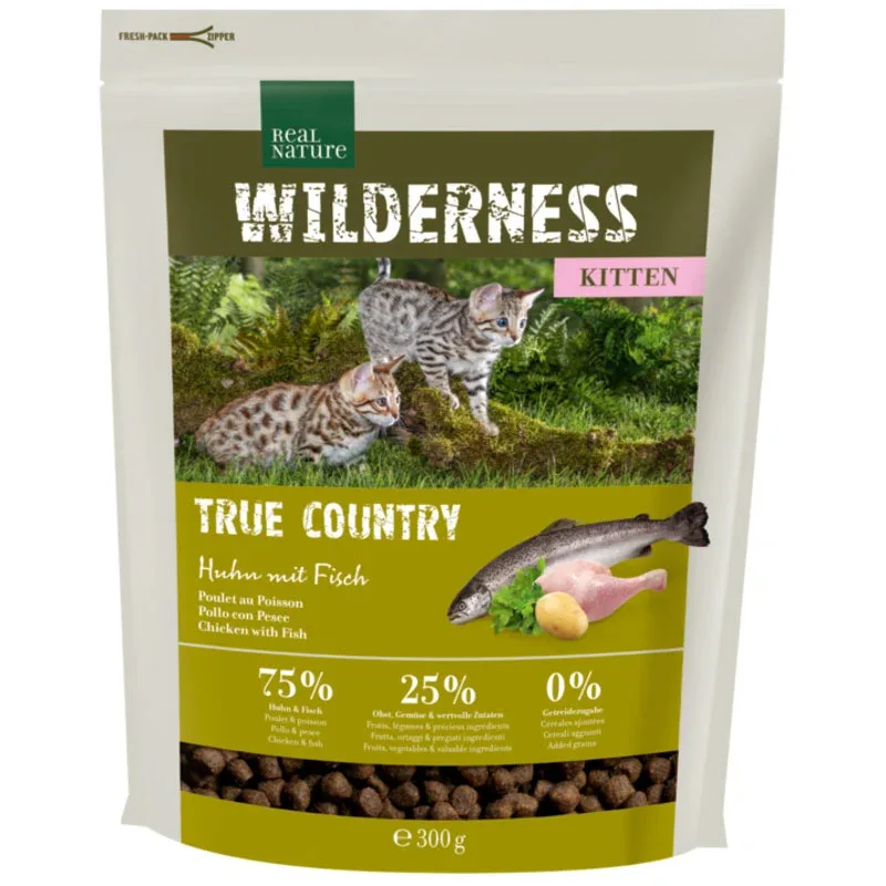 Kitten Wilderness True Country kylling & fisk 300 g