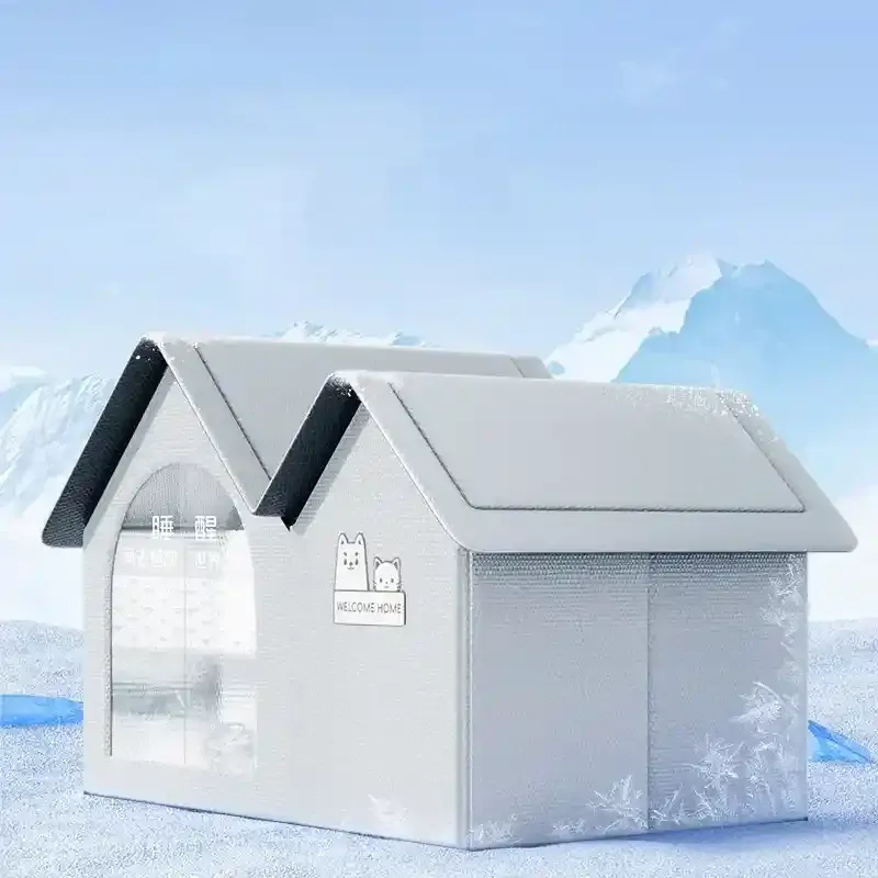 Klimaanlagt kattehus til sommeren “frostycat”!