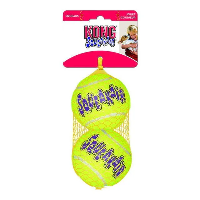 Kong – Aktiveringslegetøj – Squeak Air Bolde – L – Ø 8cm