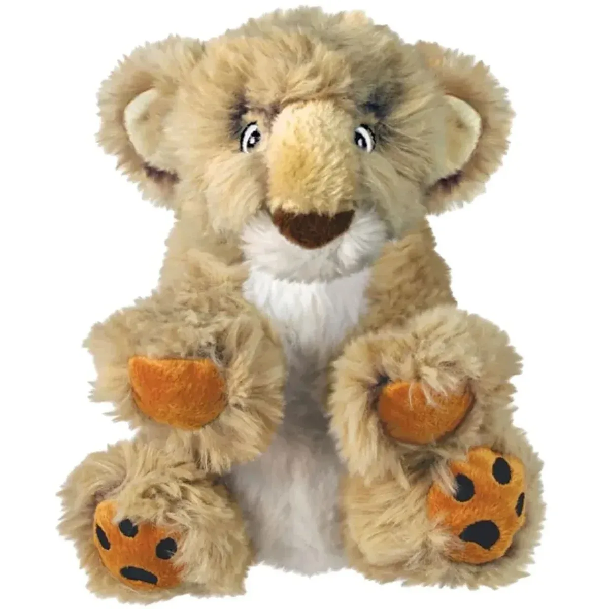 KONG Comfort Kiddos Lion L – blødt hundelegetøj med aftagelig squeaker