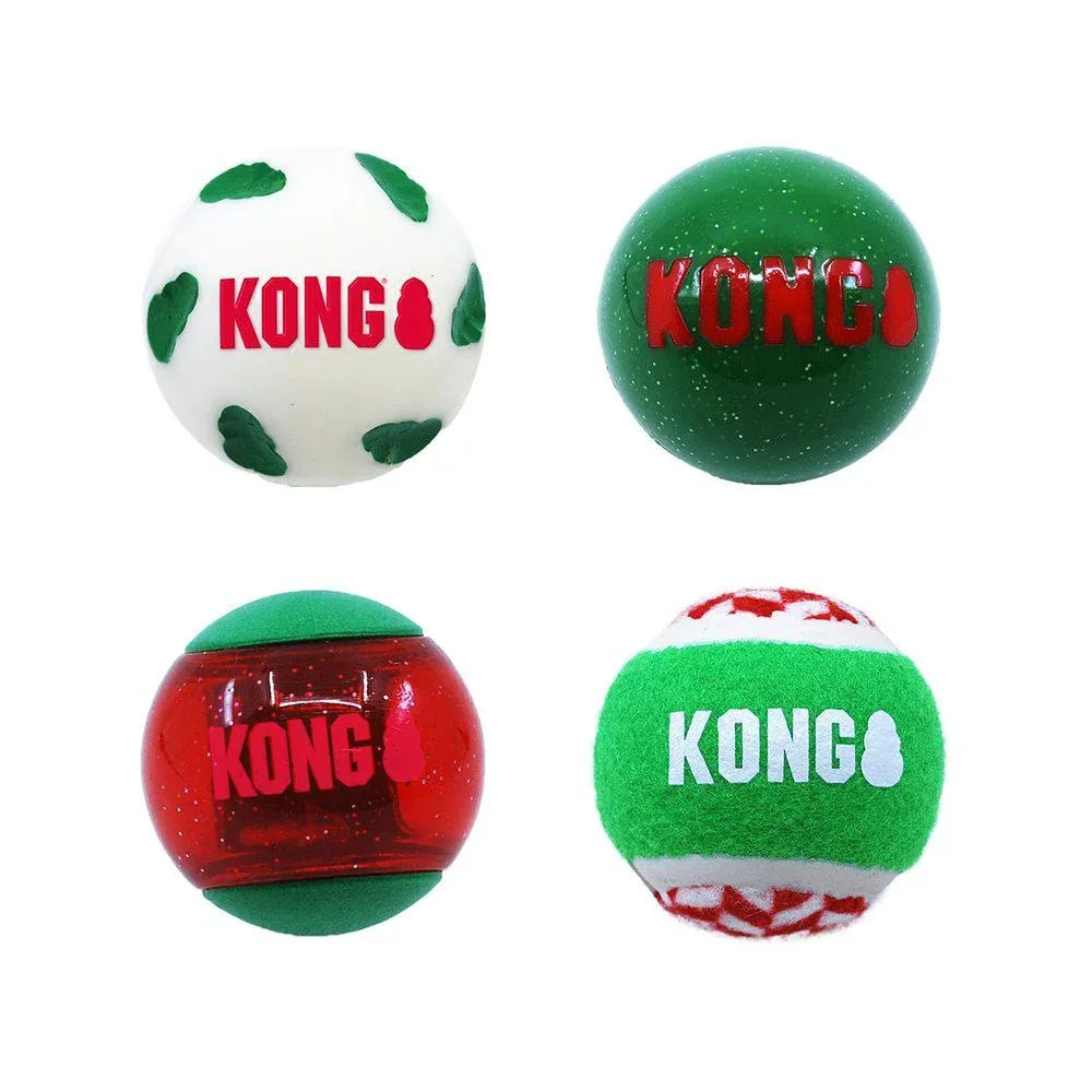 Kong - Holiday Occasions Balls 4-pak medium - Image 2