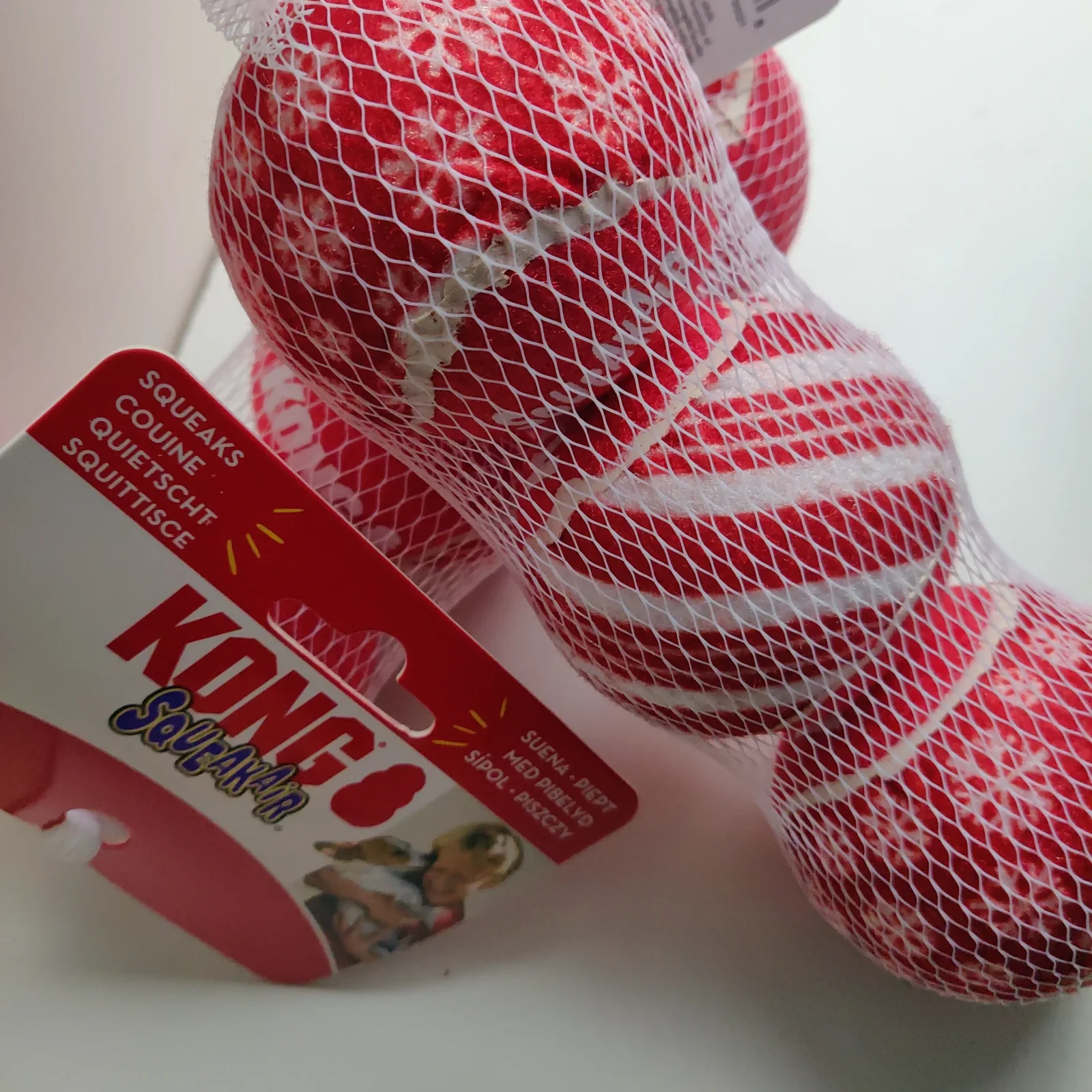 Kong - Holiday SqueakAir® Ball 3-pk Medium - Image 2