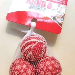 Kong - Holiday SqueakAir® Ball 3-pk small