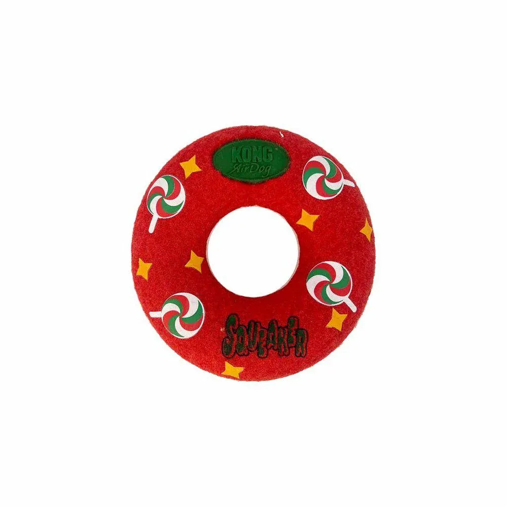Kong - HolidayAirdogsqueaker Donut Medium