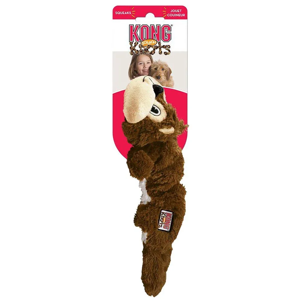 Kong scrunch knots egern S/M 24x6x5 cm hundelegetøj