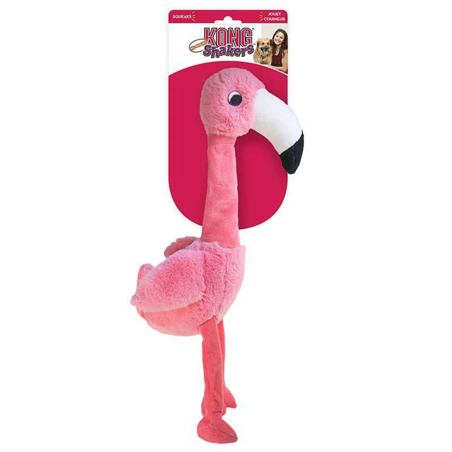 KONG Shakers Honkers Flamingo