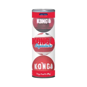 KONG Signatur bolde 3 pk. Large Mix